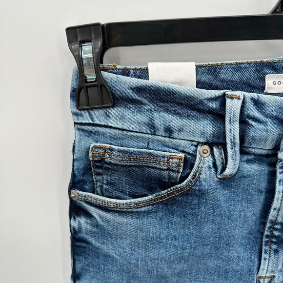 GOOD AMERICAN NWT Good Waist Crop in Blue633 // 0 - Picture 13 of 14